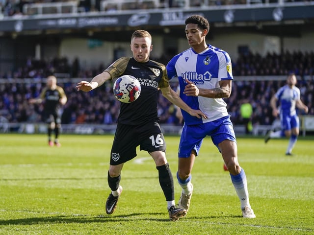 Match action from today's game.
