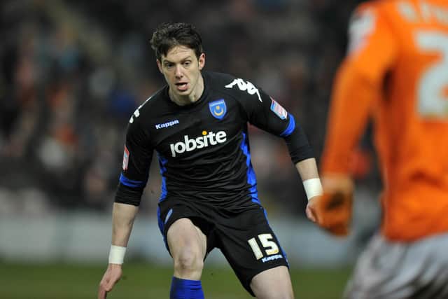 Greg Halford in his Pompey days.
Picture:Steve Reid (120497-111)
