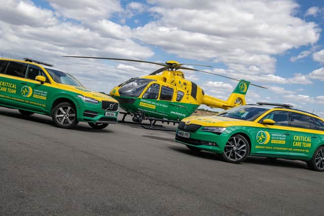Hampshire and Isle of Wight Air Ambulance. Picture: Tim Wallace.