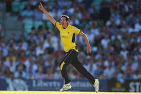 Chris Wood took two wickets for Hampshire in their T20 win over Gloucestershire. Picture: Clive Mason/Getty Images