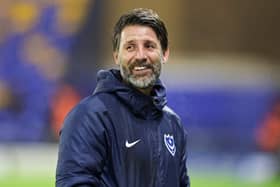 Pompey manager Danny Cowley