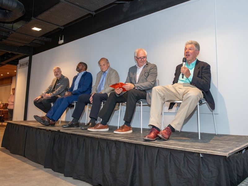 At the Played Up Pompey Four book launch in Fratton Park's Victory Lounge on Friday night. Picture: Steve Reid