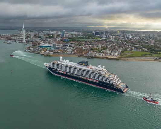 Explora I arriving in Portsmouth this morning (July 29). Picture: Compass Photography Services/Portsmouth International Port.