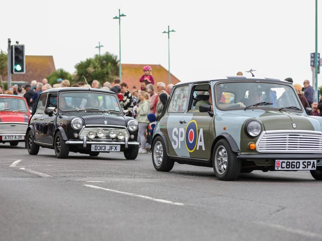 Minis taking part in the parade.  Picture: Chris Moorhouse (200925-60)