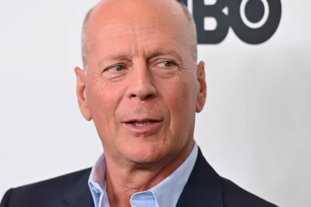 Bruce Willis' family shared the news in an Instagram post. Picture: ANGELA WEISS/AFP via Getty Images.