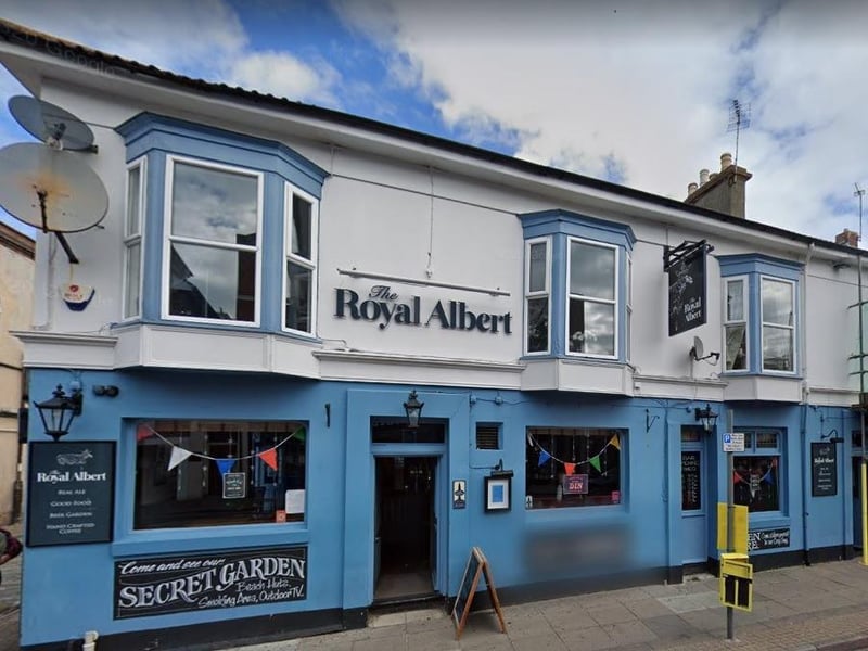 The Royal Albert pub in Albert Road, Southsea, has a real fire according to useyourlocal.com.
