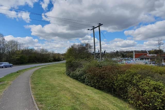 Morrisons in Horndean, near where a young girl was seen sparking a police search following concerns for her welfare on April 15, 2021. Picture: Habibur Rahman