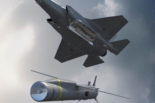 An artist's impression of the new Spear3 missile being launched from an F-35. Photo: Royal Navy/MBDA