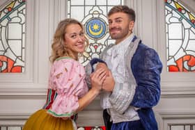 Cinderella - Michelle Antrobus and Prince Charming, Grant Urquhart at Queens Hotel, Southsea, Portsmouth on Tuesday 4th October 2022
Picture: Habibur Rahman