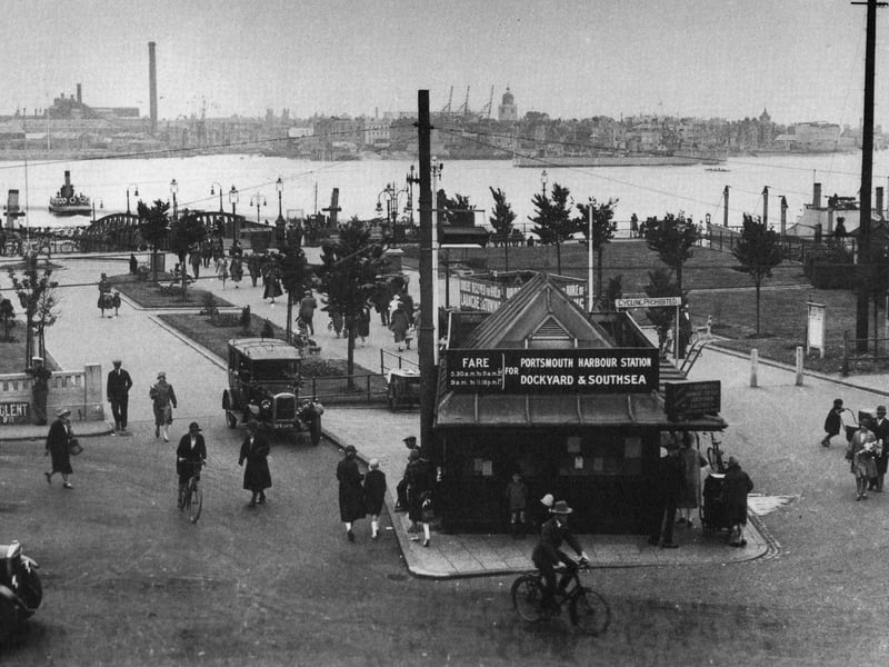 Gosport Ferry terminus, 1929