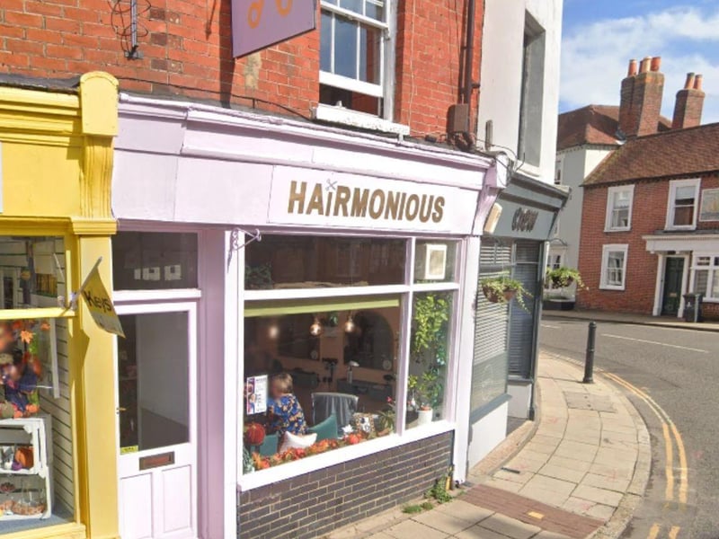 Hairmonious on High Street, Emsworth, was voted for by six of our readers.