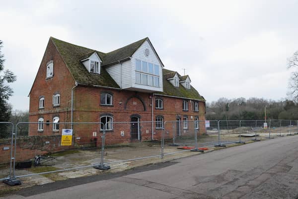 The former Abbey Mill Business Park in Bishop's Waltham