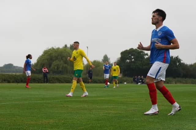 Pompey returned to action with a pre-season friendly against Norwich under-23s on Saturday. Pictures: Max Swatton