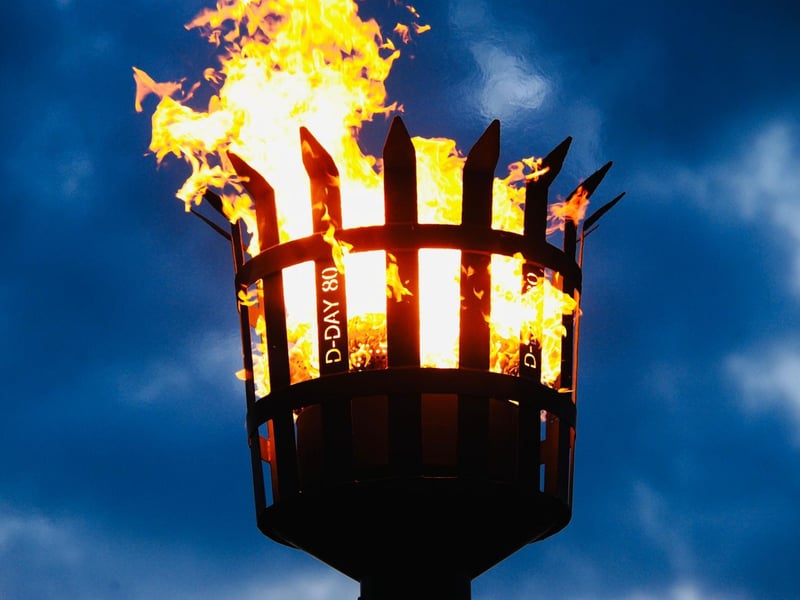 The beacons feature special D-Day 80 detail