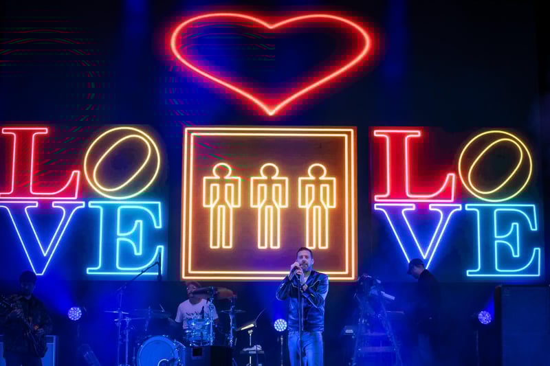 Kaiser Chiefs smashed the Common Stage on Saturday evening to a packed crowd. Photo by Alex Shute