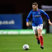 Brad Lethbridge, seen here in action for Pompey, scored on his Baffins debut against US Portsmouth. Picture: Graham Hunt.