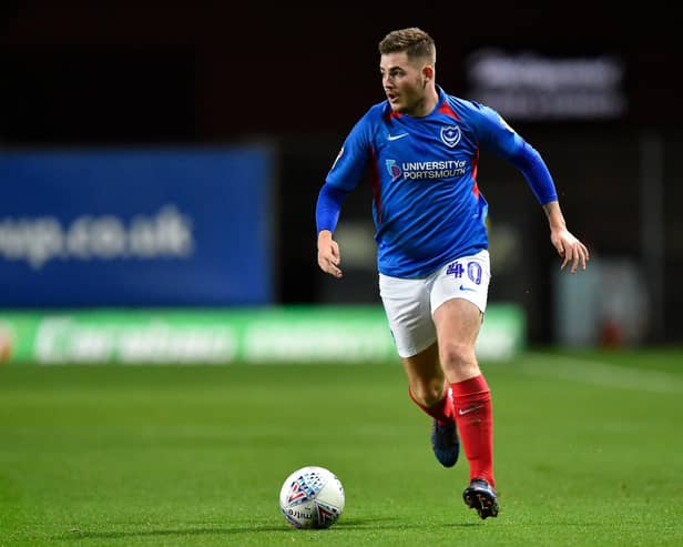 Brad Lethbridge, seen here in action for Pompey, scored on his Baffins debut against US Portsmouth. Picture: Graham Hunt.