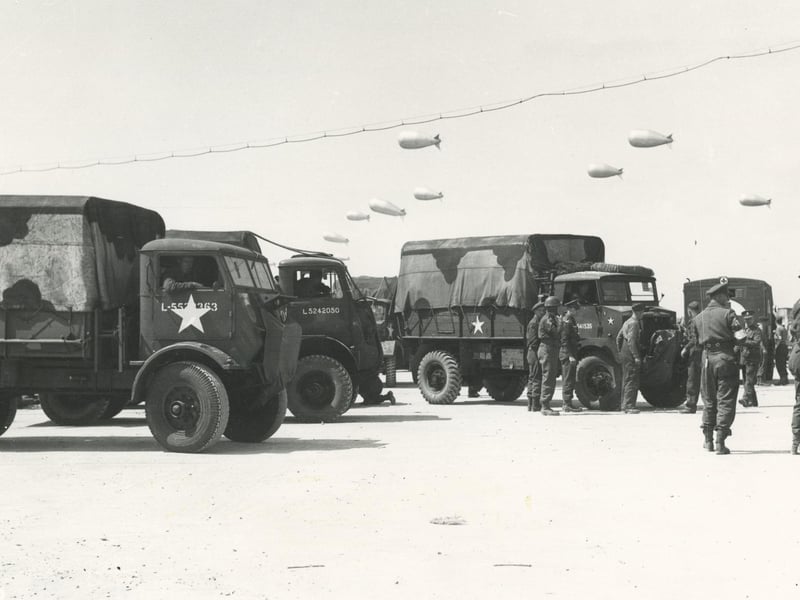 Transport embarking, June 1944(c) The News, War Series 2872