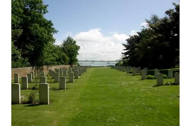The CWGC Cemetery, Thorney Island. Picture: Edwin Amey.