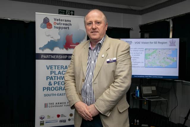 Pictured: Ian Millen, Chief Executive of Veterans Outreach Support

Picture: Habibur Rahman
