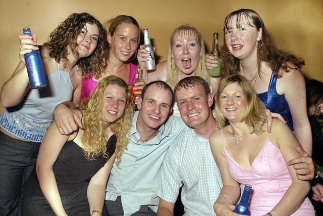 Clubbers having a good time at Time & Envy in Southsea in the 00s.