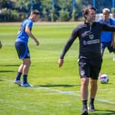 Danny Cowley has detailed why he feels the intensity of Pompey's training is not contributing to injuries. Picture: Habibur Rahman