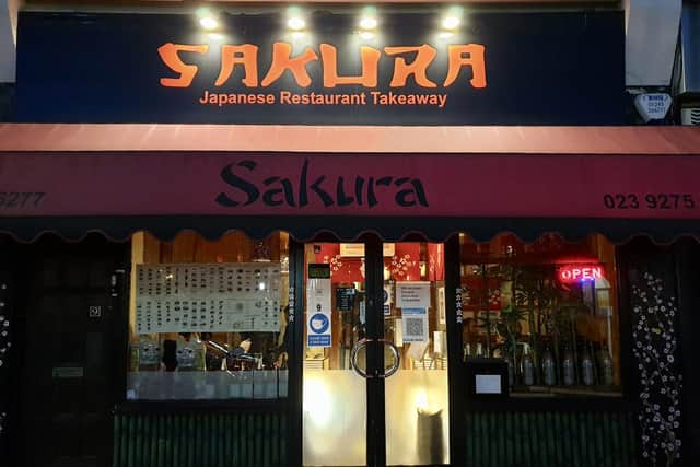 Sakura in Albert Road, Southsea.