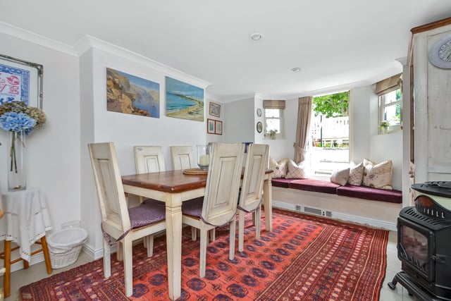 This end-of-terrace townhouse in Netley Terrace, Southsea, is on the market at a guide price of £665,000. It is listed by Fine and Country.
