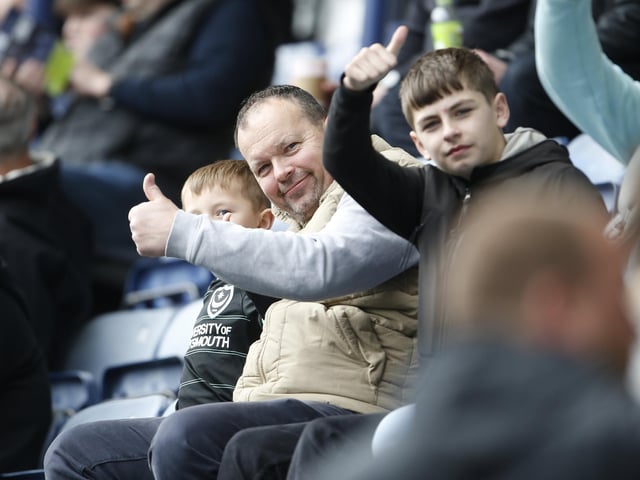 Confidence was high in the away end before kick-off.