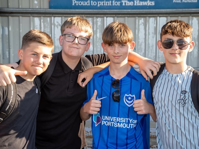 Pompey fans make annual pre-season trip to Westleigh Park
