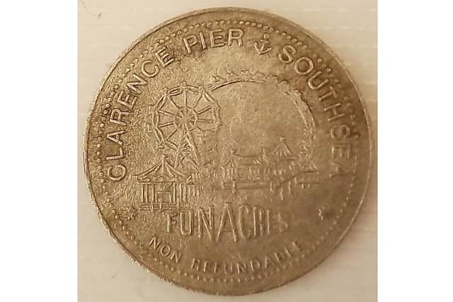 When Clarence Pier funfair was known as Funacres. Can anyone date this coin?