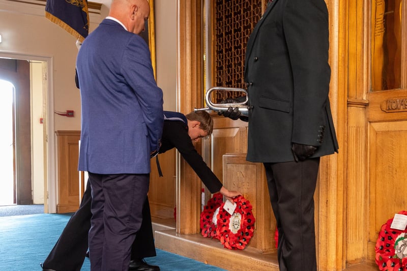Pictured - A wreath was laid by the Portsmouth Sea Cadets
Photos by Alex Shute