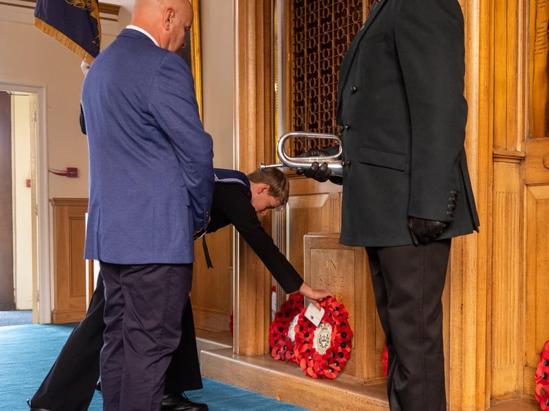 Pictured - A wreath was laid by the Portsmouth Sea Cadets
Photos by Alex Shute