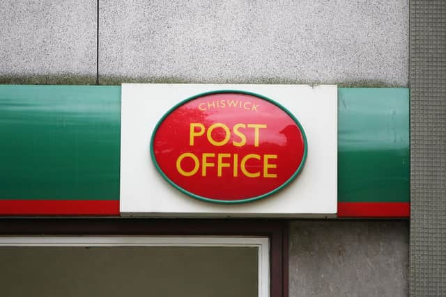 Post Office workers who are a part of the Communication Workers Union (CWU) are on strike today. Picture: Scott Barbour/Getty Images.