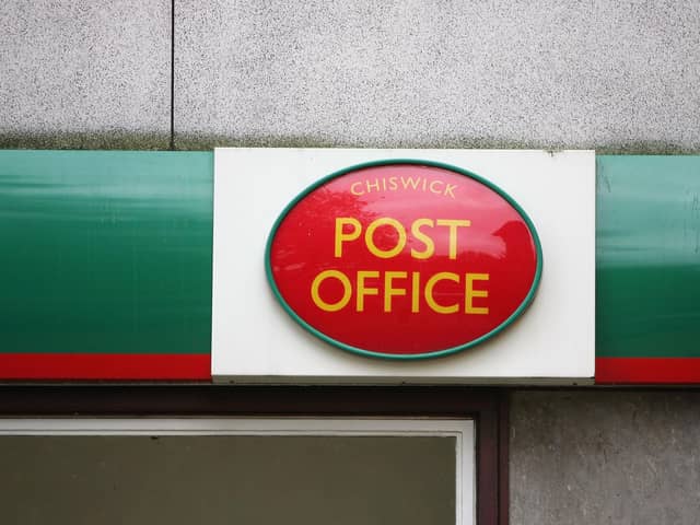 Post Office workers who are a part of the Communication Workers Union (CWU) are on strike today. Picture: Scott Barbour/Getty Images.