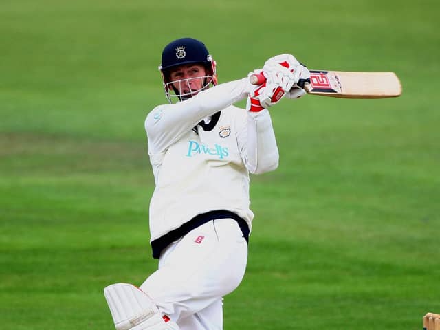 John Crawley hit 272 on his Hampshire debut against Kent in 2002. Photo by Julian Herbert/Getty Images.