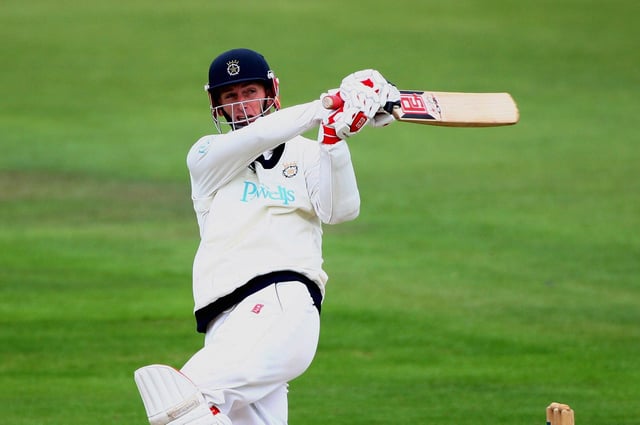 John Crawley hit 272 on his Hampshire debut against Kent in 2002. Photo by Julian Herbert/Getty Images.