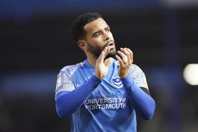 John Mousinho is weighing up handing Louis Thompson a start against Peterborough in the absence of Joe Morrell. Picture: Jason Brown/ProSportsImages