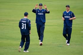 Andrew Neal playing for Hampshire