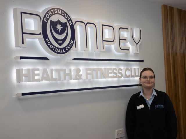 Pictured - Receptionist Zoe Bowbrick.