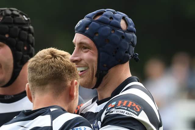 Scott Morris scored a hat-trick of tries in the win over Sidcup. Picture: Neil Marshall