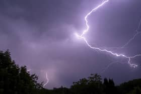 A thunderstorm warning has been issued by the Met Office. Picture: GUILLAUME SOUVANT/AFP via Getty Images