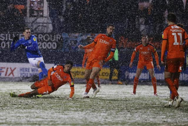Pompey were last top of League One in January 2019 - until Luton knocked them off their perch. Photo by Joe Pepler/Digital South.