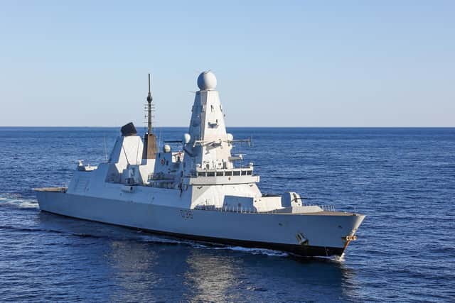 A library photo of HMS Defender on operations. Photo: LPhot Rory Arnold/Royal Navy