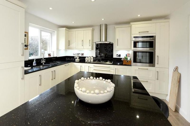 The first of four looks at the extensive breakfast-kitchen, which is one of the highlights of the property. It is an outstanding room, fitted to an exceptional level.