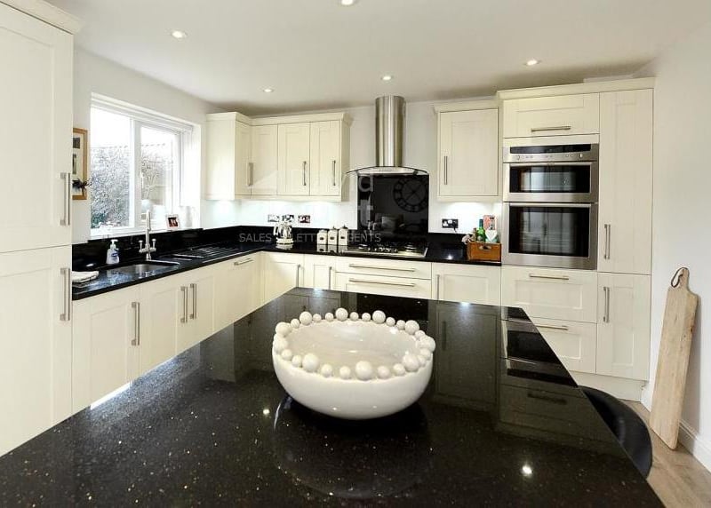 The first of four looks at the extensive breakfast-kitchen, which is one of the highlights of the property. It is an outstanding room, fitted to an exceptional level.