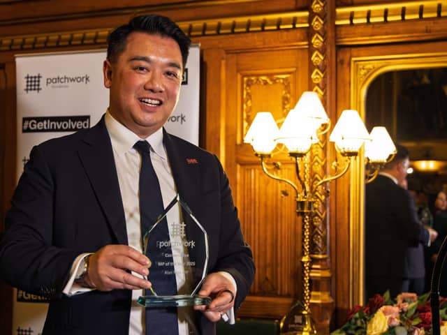 Alan Mak MP with the Conservative MP of the Year award