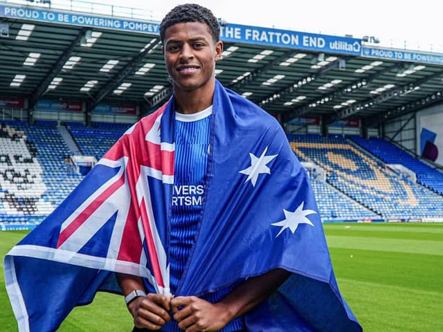 Pompey are ready to finally unleash Kusini Yengi on their pre-season friendly programme. Picture: Portsmouth FC