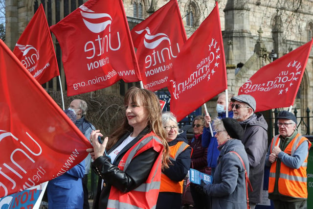 The event was part of a nationwide day of action organised by SOS NHS, a coalition of campaign groups and trade unions.
