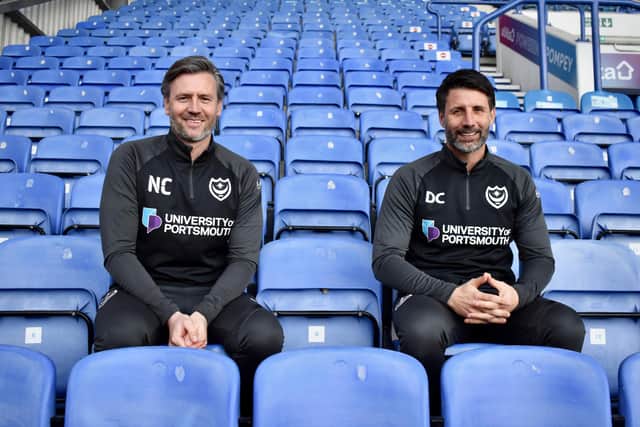 Danny Cowley has been announced as Pompey head coach and he will be assisted by his brother Nicky